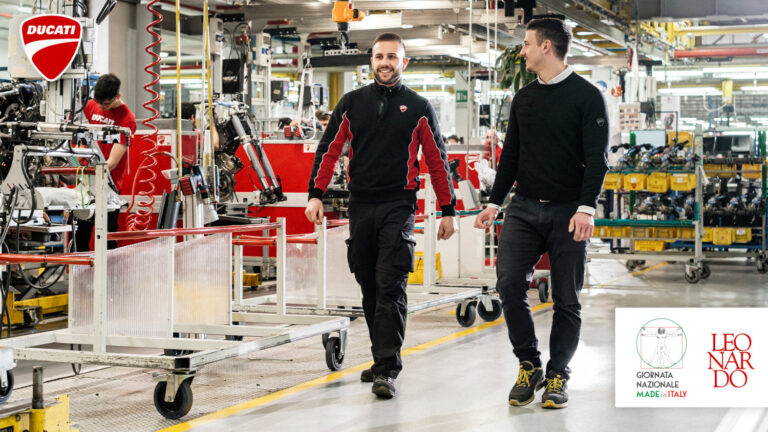 Ducati apre fabbrica e museo per la Giornata del Made in Italy