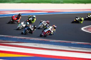 Piloti e team al lavoro durante i test del Dunlop CIV 2026 a Misano