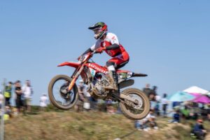 Jeffrey Herlings su Honda HRC PETRONAS nelle qualifiche MXGP a Riola Sardo