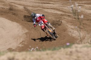 Jeffrey Herlings con la Honda HRC PETRONAS nelle qualifiche del MXGP di Sardegna a Riola Sardo