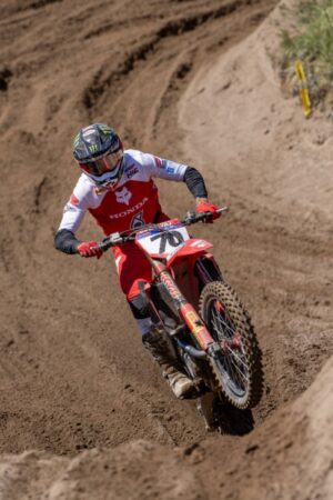 Jeffrey Herlings con la Honda HRC PETRONAS nelle qualifiche del MXGP di Sardegna