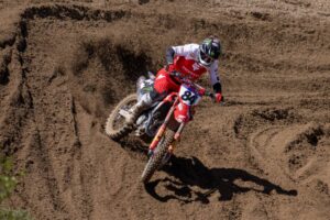 Jeffrey Herlings con la Honda HRC PETRONAS nelle qualifiche del MXGP di Sardegna