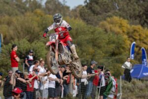 Jeffrey Herlings in qualifica a Riola Sardo con la Honda HRC PETRONAS