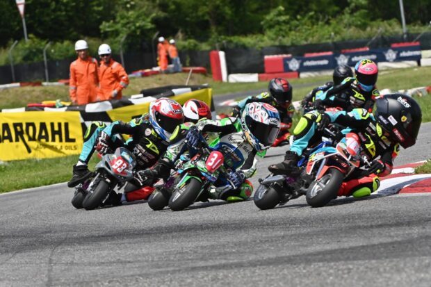 Piloti di minimoto sul tracciato del Cremona Circuit al via del Campionato Italiano Minimoto 2026