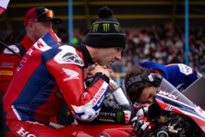 Team Honda HRC al TT Circuit di Assen durante il weekend WorldSBK