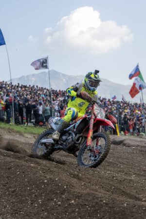 Tom Vialle del team Honda HRC PETRONAS all'MXGP Trentino 2026 a Pietramurata