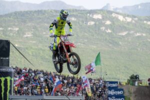 Tom Vialle, protagonista dell'MXGP Trentino 2026 con il team Honda HRC PETRONAS