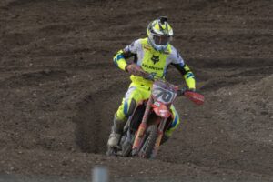 Tom Vialle (Honda HRC PETRONAS) durante le qualifiche MXGP Trentino 2026 a Pietramurata