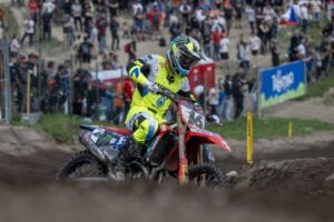 Qualifiche MXGP Trentino 2026 con i piloti del team Honda HRC PETRONAS in azione