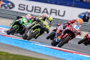 Nicolo Bulega ad Assen durante il weekend WorldSBK dominato dalla Ducati