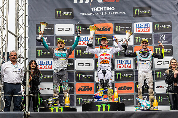 Sacha Coenen MX2 con la KTM 250 SX-F al GP del Trentino