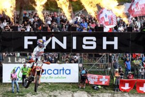 Sacha e Lucas Coenen del team De Carli Racing al GP Trentino, protagonisti nelle classi MX2 e MXGP