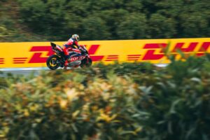 Team Honda HRC Castrol al Circuito de Jerez durante il venerdì di prove MotoGP