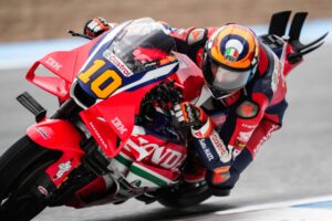 Pilota Honda HRC Castrol in azione durante la Sprint MotoGP Jerez 2026