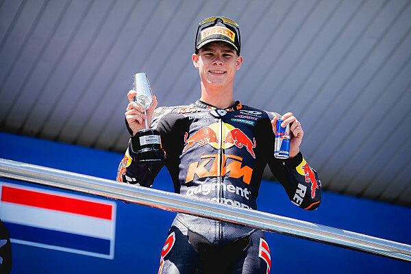 Collin Veijer con la Red Bull KTM Ajo in Moto2 al Circuito de Jerez nel weekend 2026