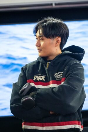 Hunter Lawrence in gara con la Honda CRF450RWE al Philadelphia Supercross 2026