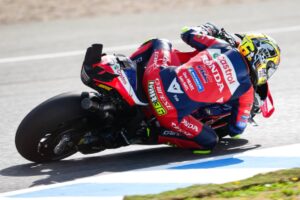 RC213V del team Honda HRC Castrol in test a Jerez per sviluppo di set-up ed elettronica
