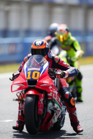 Honda RC213V del team HRC Castrol al test MotoGP Jerez 2026 per sviluppo e set-up