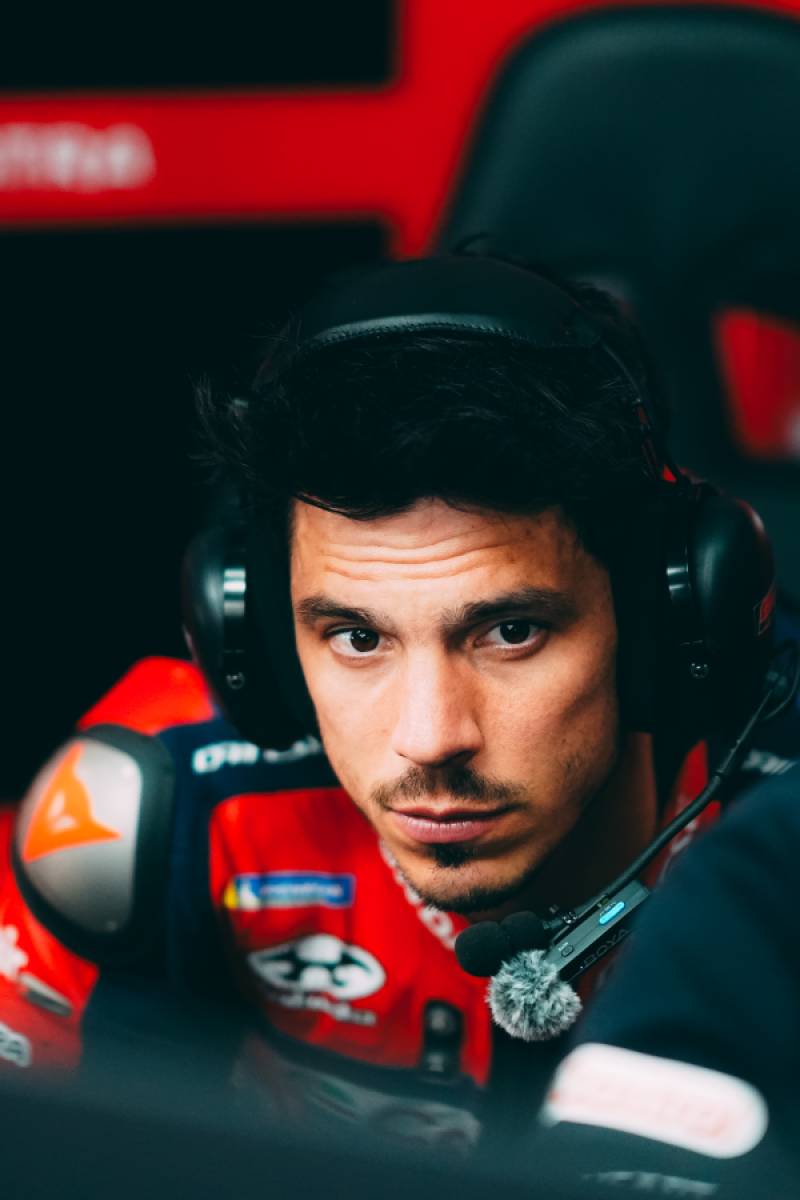 Honda RC213V del team HRC Castrol durante il test MotoGP Jerez 2026 per sviluppo di trazione e mappature