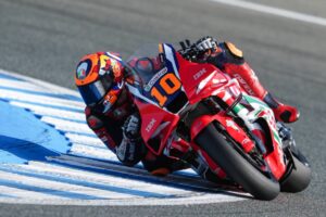 Honda RC213V del team HRC Castrol durante il test MotoGP Jerez 2026