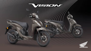 Honda Vision 110 2026 con nuova gamma cromatica e dotazioni Smart Key e USB-C