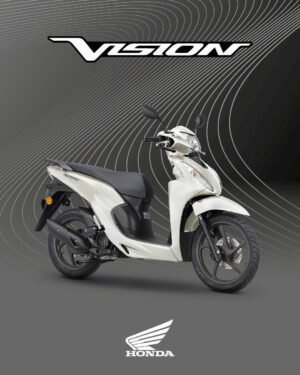 Honda Vision 110 in una delle nuove colorazioni 2026