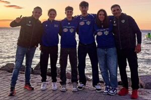 Giovane pilota Pata Talenti Azzurri FMI durante una gara nel weekend di competizioni