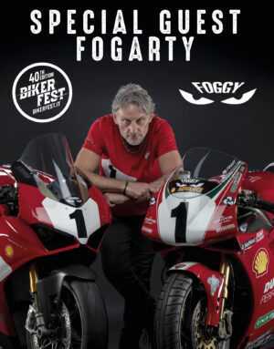 Carl Fogarty alla Biker Fest International 2026 a Lignano Sabbiadoro