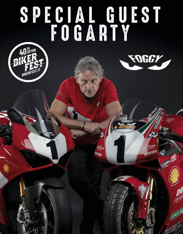 Carl Fogarty alla Biker Fest International 2026 a Lignano Sabbiadoro