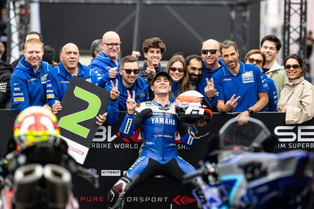 Albert Arenas sulla Yamaha AS BLU CRU Racing al TT Circuit Assen, protagonista del Mondiale Supersport