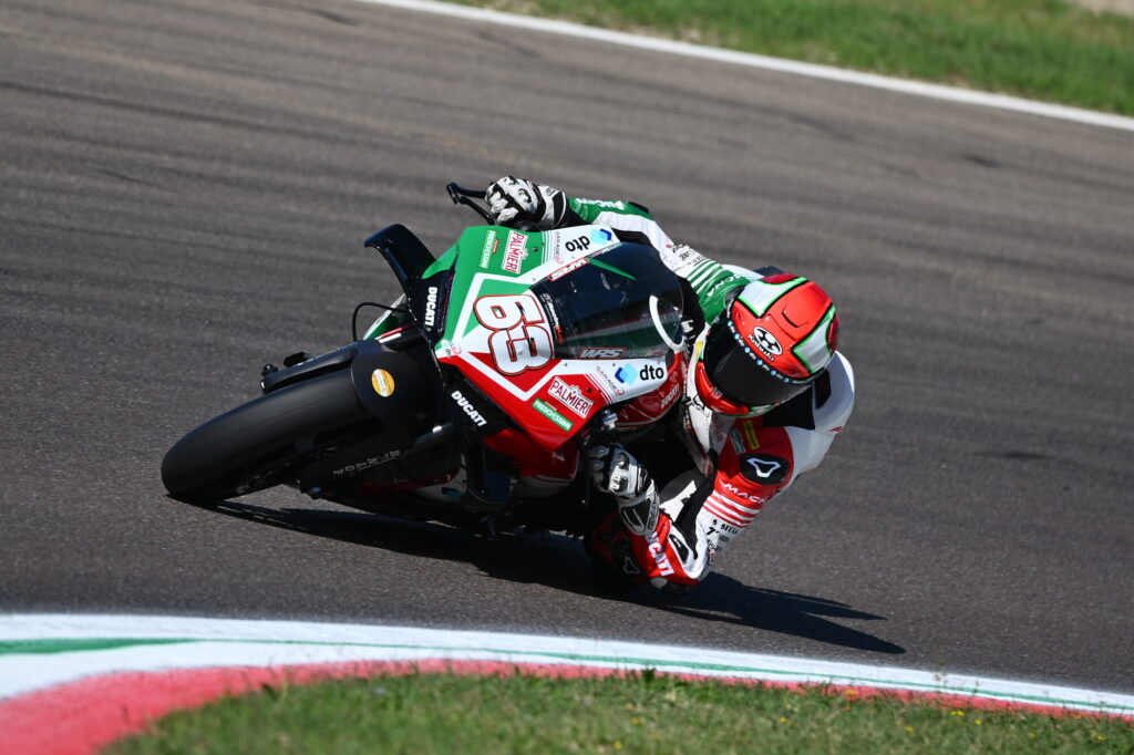 Panigale V4 per il programma di supporto Ducati ai piloti CIV SBK