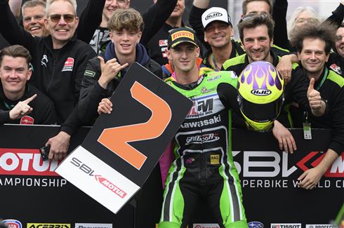 Ninja ZX-6R 636 Kawasaki associata al round di Assen del FIM Sportbike World Championship