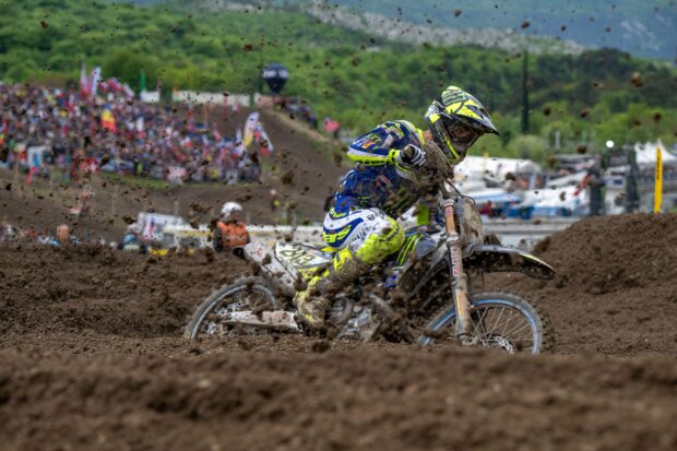 Tim Gajser sulla Yamaha YZ450FM al MXGP del Trentino, vittoria in gara-2