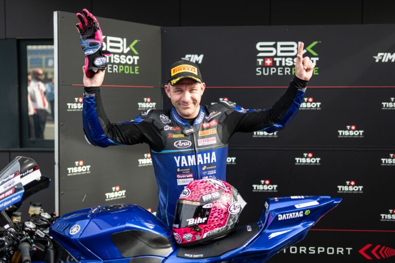 Lucas Mahias (Yamaha GMT94) in pole position alla WorldSSP Assen