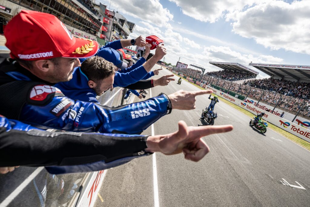 Yamaha R1 del team ufficiale, protagonista nel Mondiale Superbike e nella 24 Ore di Le Mans