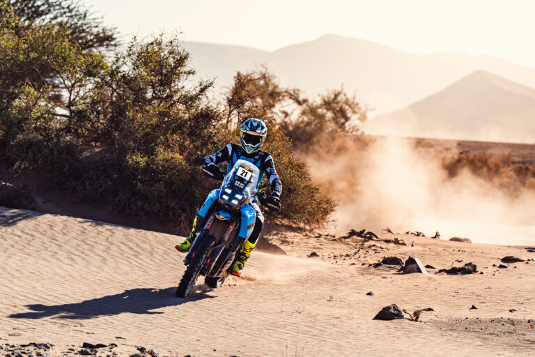 Yamaha Ténéré 700 Rally del team in prova alla Carta Rallye