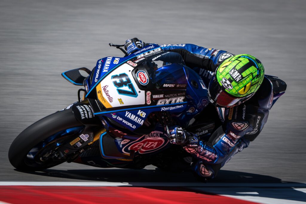 Yamaha R1 del GYTR GRT Yamaha WorldSBK Team al TT Circuit Assen