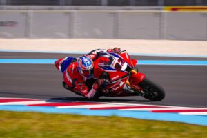 Honda HRC al Balaton Park con Chantra e Kunii durante il weekend WorldSBK