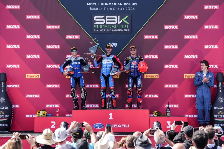 Nicolo Bulega al Balaton Park Circuit durante il round WorldSBK