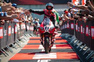 Nicolò Bulega a Balaton Park durante il weekend del WorldSBK
