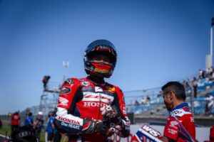 CBR Superbike del team Honda HRC al Balaton Park Circuit durante il round WorldSBK