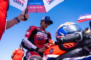 Honda HRC WorldSBK al Balaton Park Circuit durante il weekend di gara