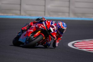 CBR del team Honda HRC al Balaton Park, legata al debutto di Somkiat Chantra in WorldSBK