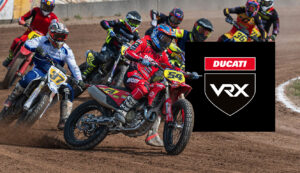 Ducati Desmo450 MX destinata al Mondiale FIM Flat Track del VRX Dirt Store Ducati Race Team
