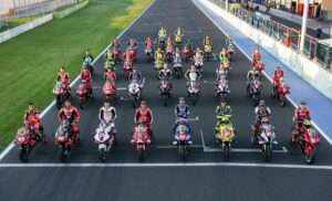 Moto da gara del Dunlop CIV al Mugello durante il secondo round