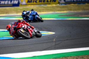 Francesco Bagnaia nella Sprint MotoGP di Le Mans per il Ducati Lenovo Team