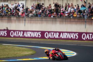 Joan Mir pilota Honda HRC Castrol nel weekend del GP di Le Mans