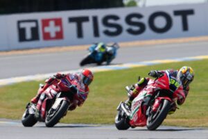 Joan Mir con la Honda HRC Castrol durante la Sprint Race Le Mans