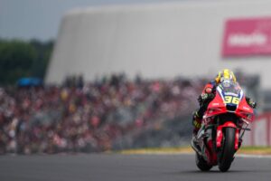 Moto del team Honda HRC al French Grand Prix MotoGP 2026 a Le Mans
