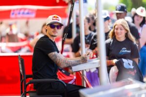 Hunter Lawrence con la Honda HRC Progressive al Supercross AMA 2026 di Salt Lake City